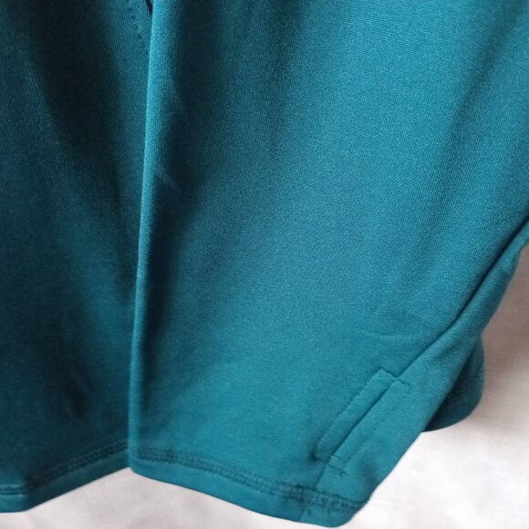 Spyder Activewear Women's LongSleeve T-shirt Sports Teal Green Thumb Holes Sz XL - Picture 5 of 5